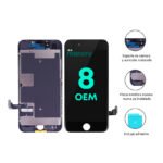 Display Apple iPhone 8/SE 2020/SE 2022 (OEM) Comp. Negro - Imagen 2