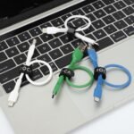 Cable de Datos ROCA   VIT  USB A a USB C  20cm  2.4A  Verde - Imagen 4