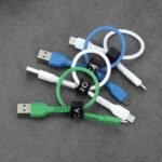 Cable de Datos ROCA   VIT  USB a Lightning  20cm  2.4A  Blanco - Imagen 2