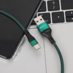Cable de Datos ROCA   RUDE  USB A a USB C  100cm  3A  Verde  721188 - Imagen 4