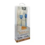 Cable de Datos ROCA   TWIST  USB A a microUSB  200cm  2A  Azul - Imagen 3