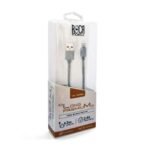 Cable de Datos ROCA   TWIST  USB A a Lightning  200cm  2A  Blanco - Imagen 2