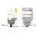 Cable de Datos ROCA   TWIST  USB A a Lightning  200cm  2A  Blanco - Imagen 6