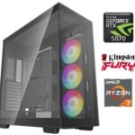 Equipo Gamer Ryzen 7 9800X3D, 32GB, 1TB NVMe, RTX 5070 12GB