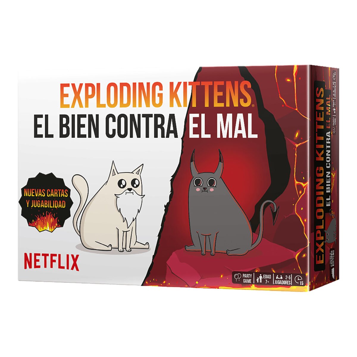 Juego De Mesa Exploding Kittens El Bien Contra El Mal +7 - Imagen 4