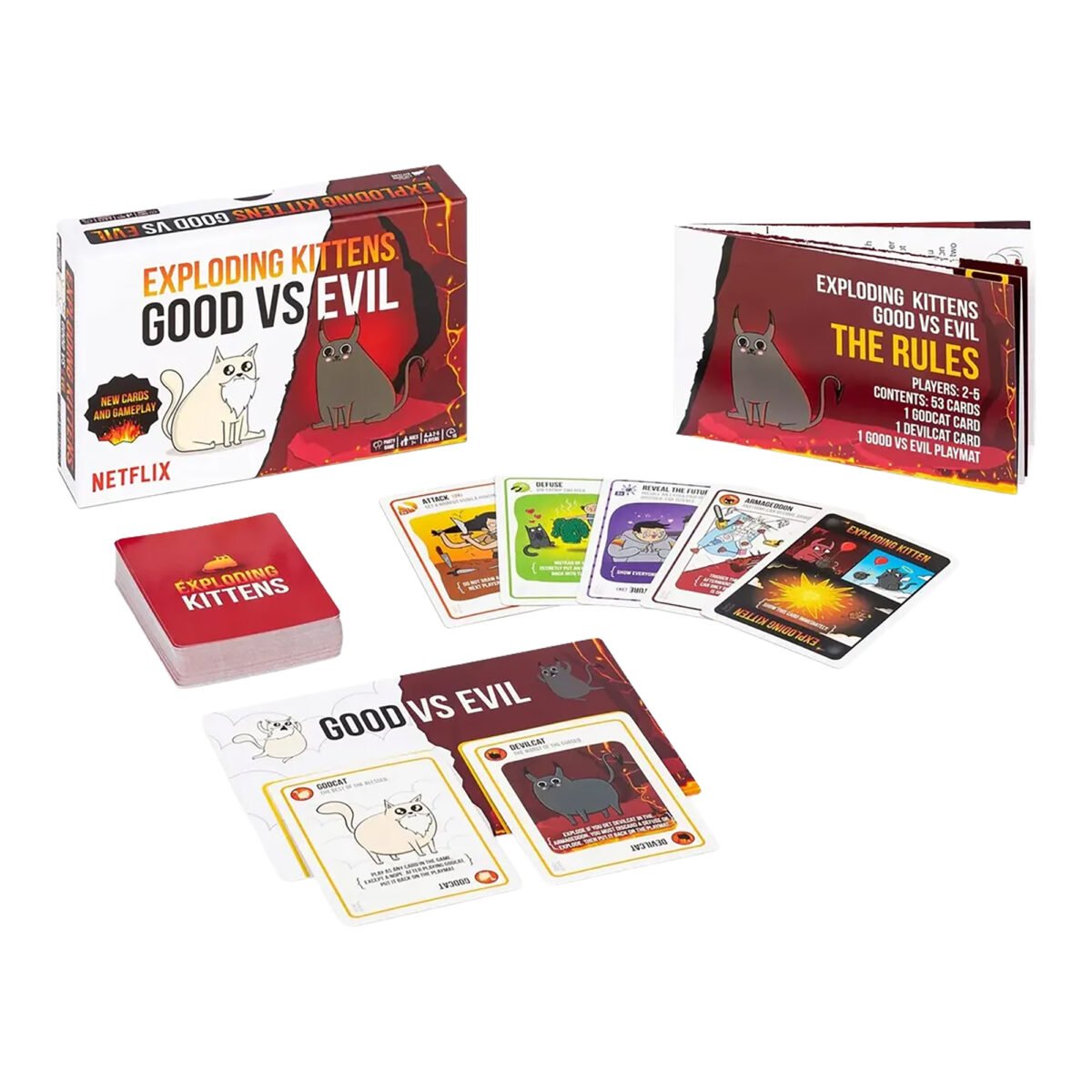 Juego De Mesa Exploding Kittens El Bien Contra El Mal +7 - Imagen 3