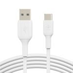 BELKIN CAB001BT2MWH CABLE USB-A A USB-C 2.0 BLANCO 15W 2M