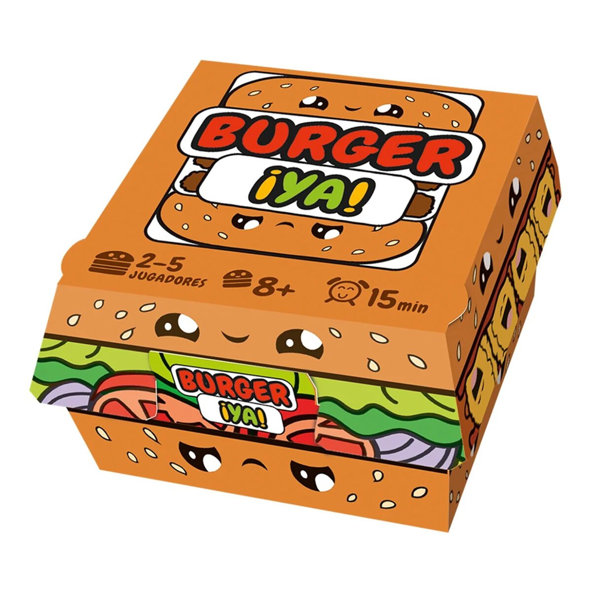 Juego De Mesa Asmodee Burger ¡Ya! +8 - Imagen 3