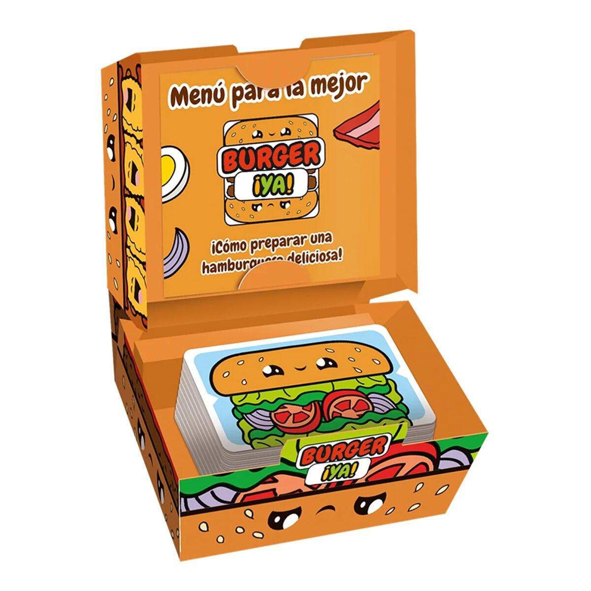 Juego De Mesa Asmodee Burger ¡Ya! +8 - Imagen 2