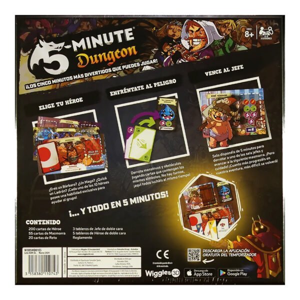 Juego De Mesa Asmodee 5 Minute Dungeon +8