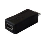 Adaptador mini USB hembra a micro USB macho