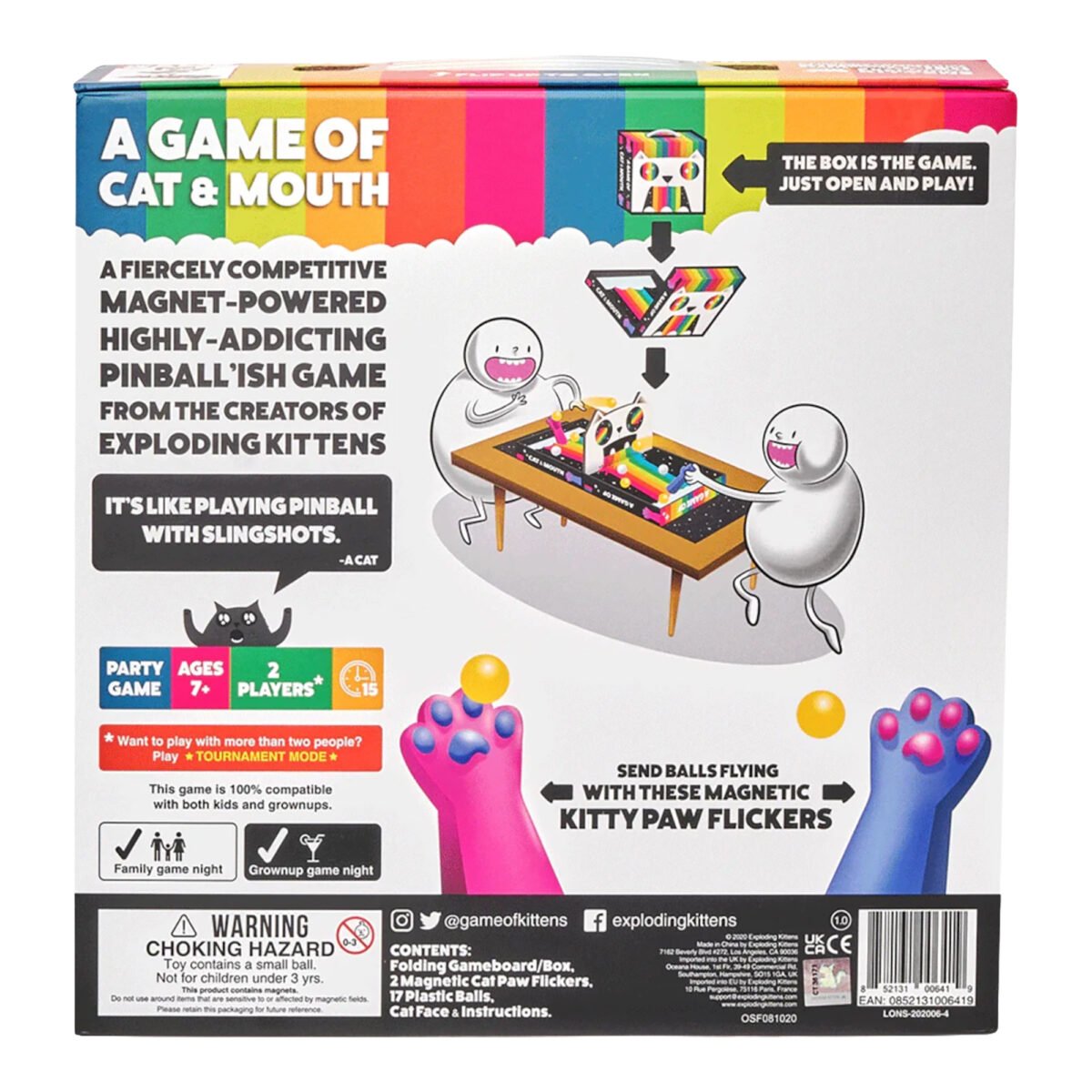 Juego De Mesa Exploding Kittens A Game Of Cat & Mouth +7 - Imagen 4
