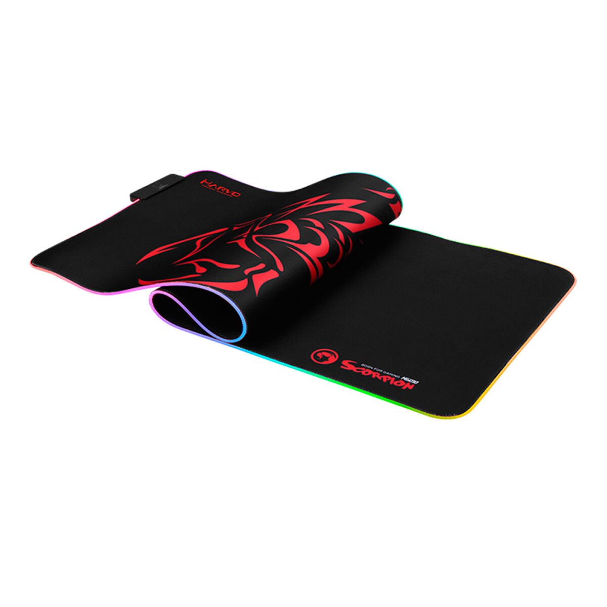 Mousepad Gaming Marvo Mg010 Borde Rgb Cable 2m - Imagen 8