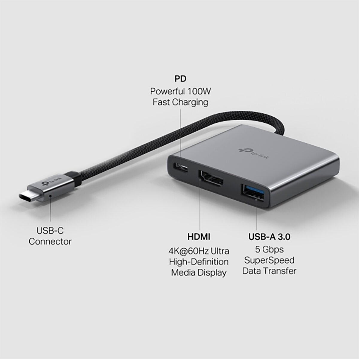 Hub Usb C 3en1 Tp-Link Uh3020c 3 Puertos - Imagen 6