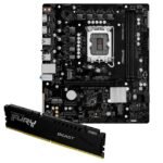Mother Asrock B860M-H2 + Memoria Kingston DDR5 16GB