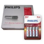Pack de 12 blister de Pilas alcalinas Philips AA X 4 unidades