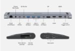HUB USB-C Unitek 15 en 1 4K - Imagen 3