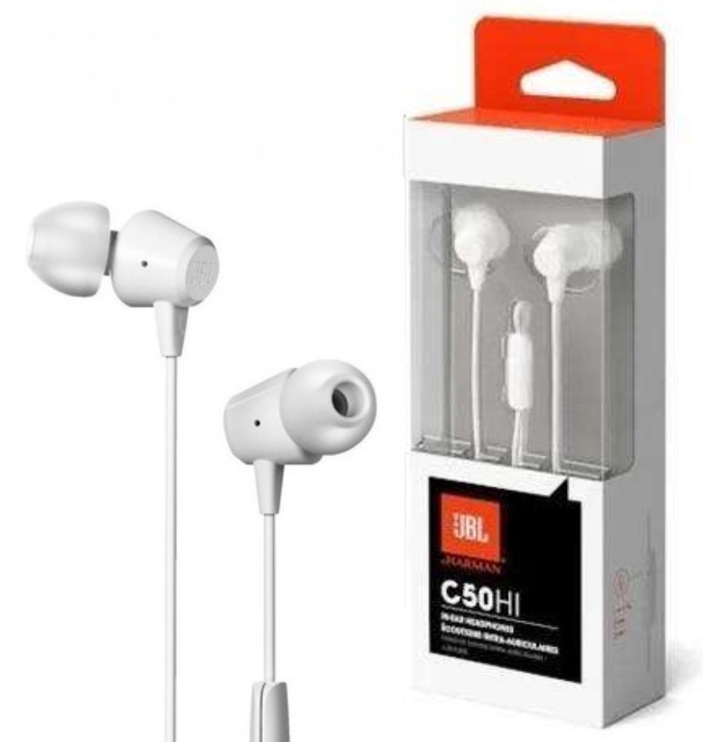 cdr-0ac9cc4b98975f316496f484c43f4ae5.jpg Auriculares JBL C50HI manos libre blanco - Imagen 1