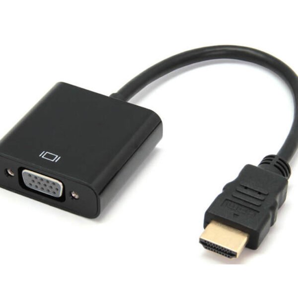 Adaptador HDMI Macho a VGA Hembra con Audio