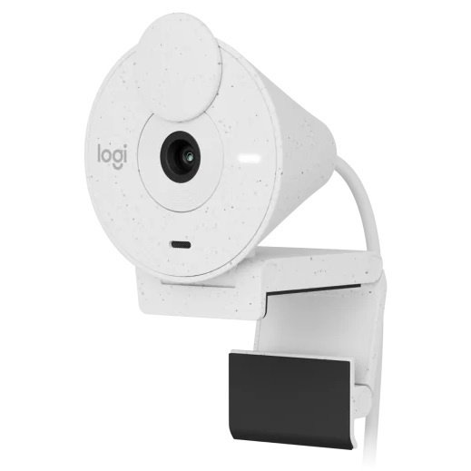 cdr-1af8bc3cc14d1aecf68df8e5f7e8405a.jpg Webcam Logitech Brio 300 Blanca - Imagen 1