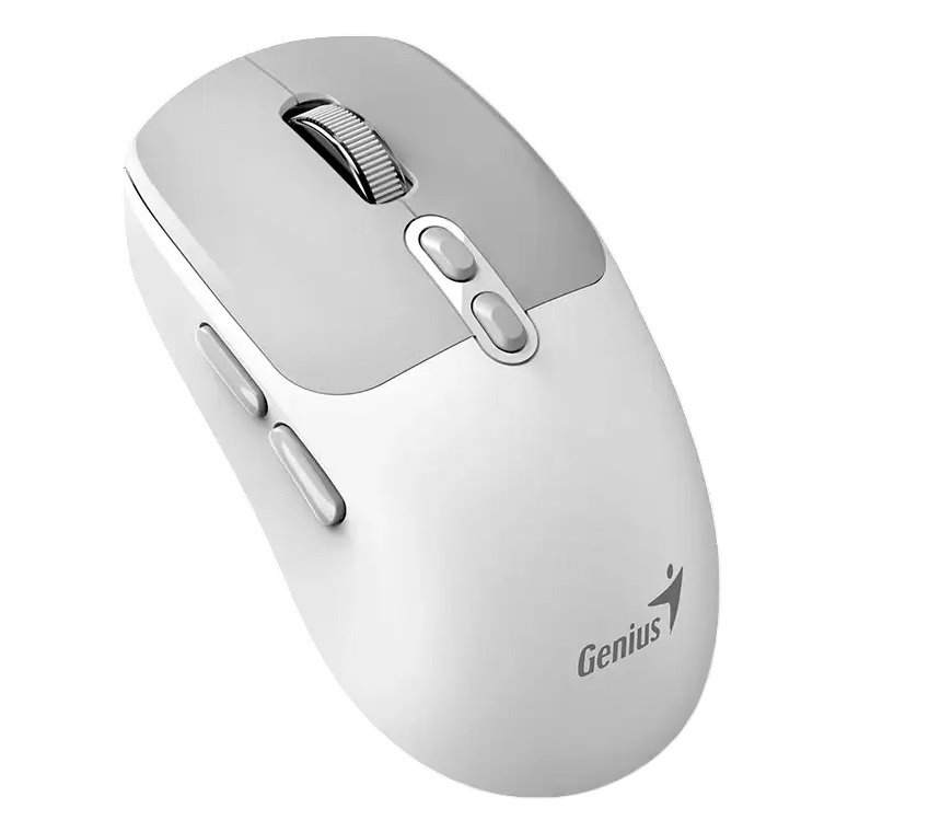 cdr-1c9b07560b57e22080c8c75faceb977f.jpg Mouse Genius NX-8080S bluetooth blanco - Imagen 1