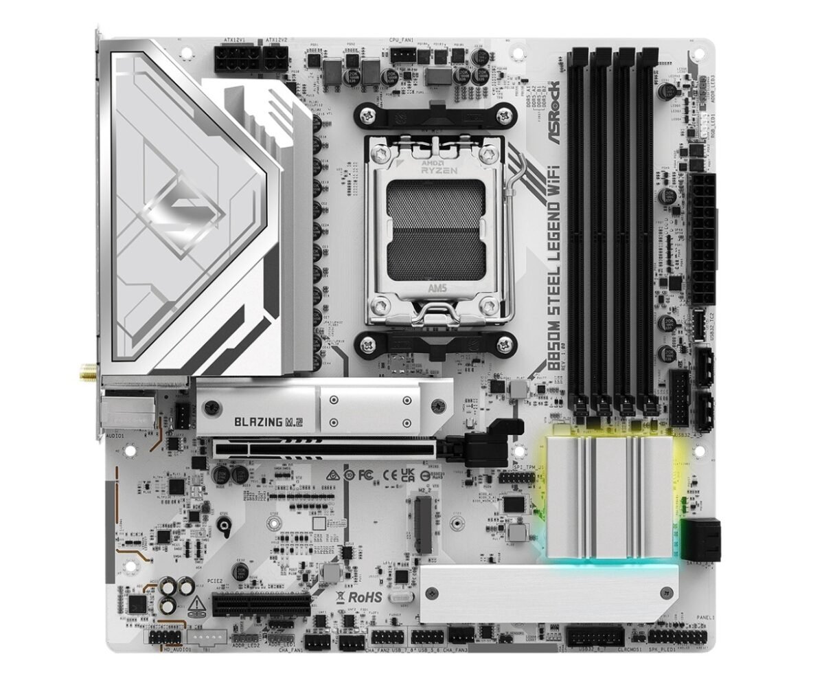 Mother Asrock B850M Steel Legend AM5 Wi-Fi 7 - Imagen 2