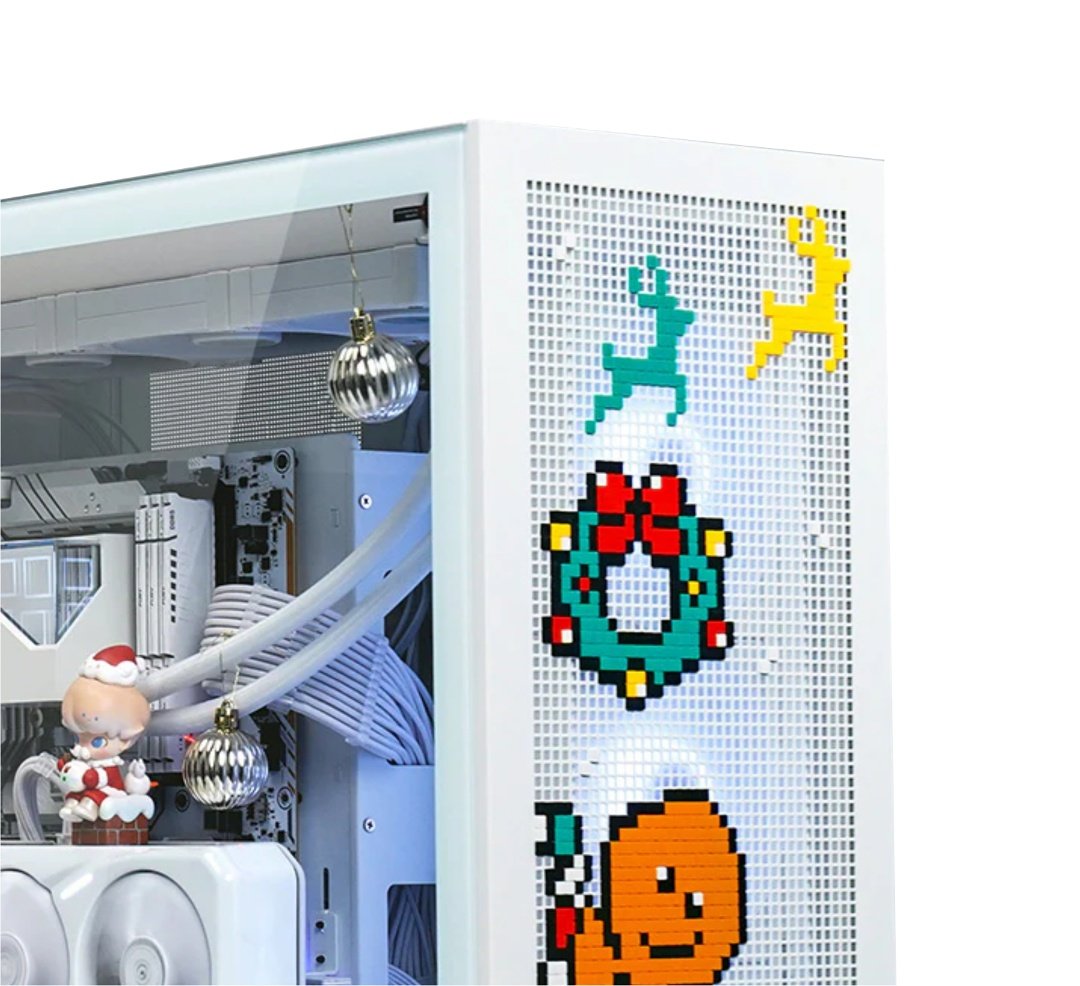 cdr-2143b55663205bdc402f536213cce2b1-1.jpg-1 Pines DeepCool Pixel Series Gris para personalizar gabinetes - Imagen 1