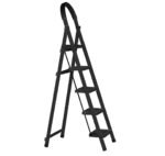 Escalera 5 escalones negra - Imagen 2