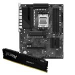 Combo Motherboard Asrock B650 PG Lightning + Memoria Kingston Fury Beast DDR5 16GB 5600MHz