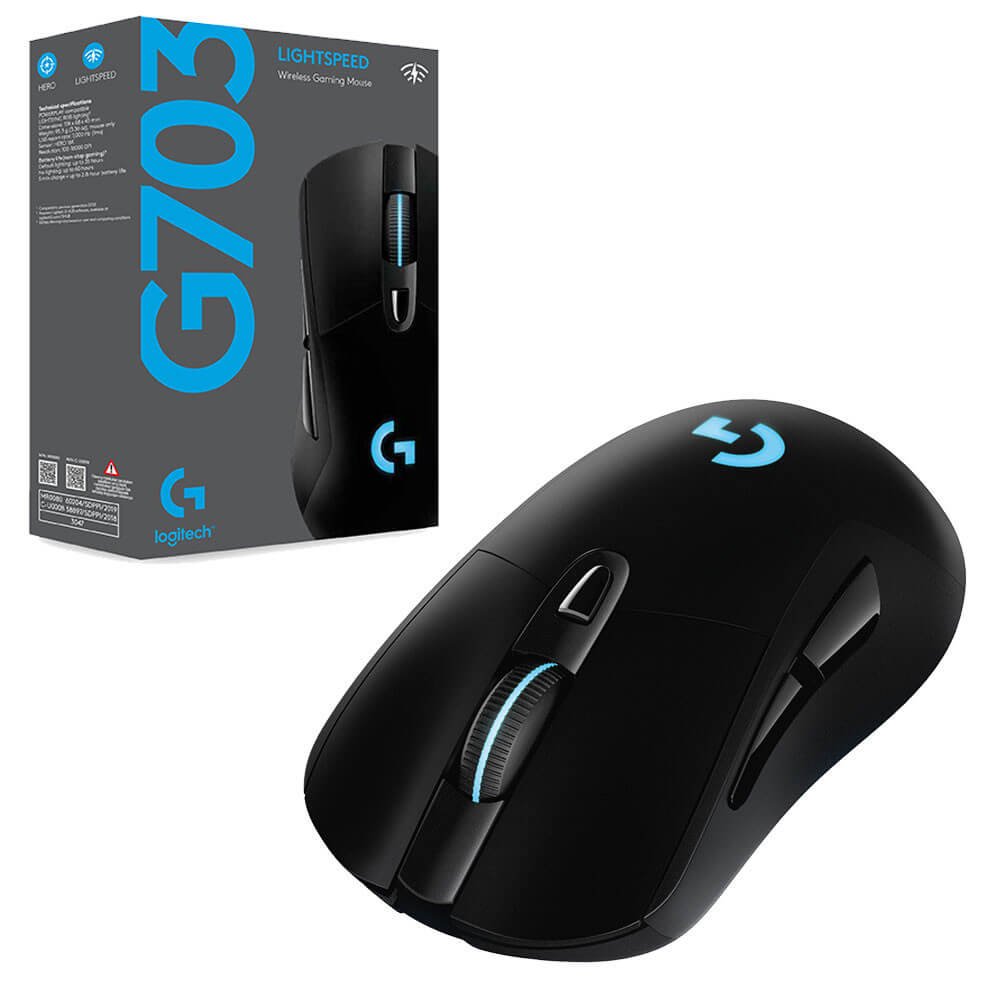 cdr-2c6121faaa7b6bbd5922c3281a6ac7bf.jpg Mouse Logitech Gamer G703 Lightspeed inalámbrico - Imagen 1