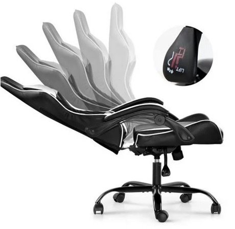 cdr-366e0f9b3a780cfaf88f528f2ed14f6e.jpg Silla Gamer Lumax ROM negro/blanco - Imagen 1