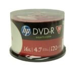DVD-R 16X HP 120min 4.7GB Printables - Imagen 2