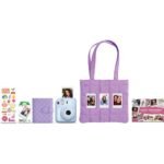 Camara Fujifilm Instax Mini 12 Holiday Bundle Lila