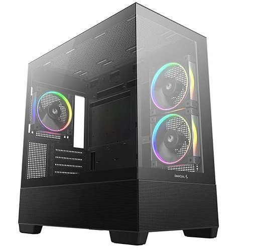 cdr-476078c49299dec1105901320ad5e88b.jpg Gabinete Deepcool CG380 3F negro - Imagen 1