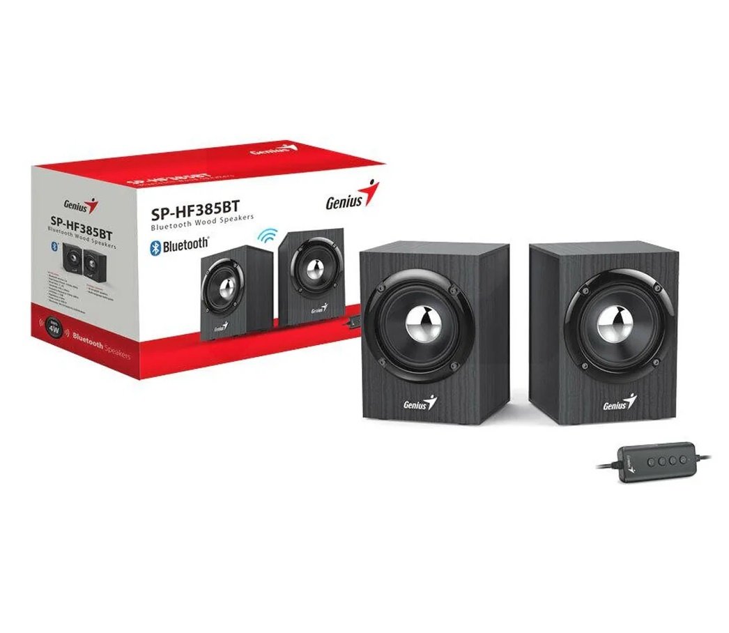cdr-4967758ba1228573e3e55e20b18b1e0e.jpg Parlante Genius 2.0 SP-HF385BT 4W madera - Imagen 1