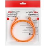 Cable Patchcord Hikvision Cat6 Naranja 5 Metros