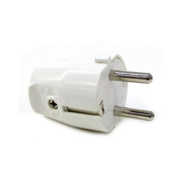 Ficha Schuko Blanca con Tierra 16A