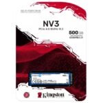 Disco SSD NV3 Kingston 500GB NVMe M.2 2280 PCIe Gen4x4