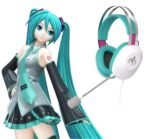 Audífonos Asus TUF Gaming H1 Gen II Sonido Virtual 7.1 Hatsune Miku