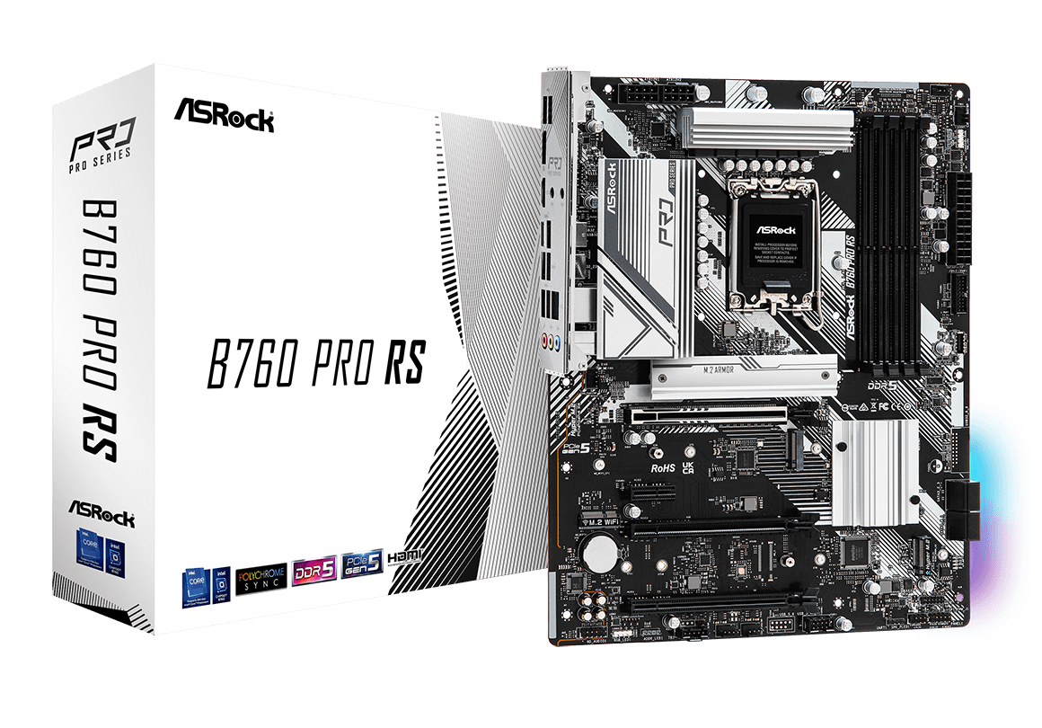 cdr-61fed5331cc436c247c1e49208e59426.png Mother Asrock B760 Pro RS LGA 1700 - Imagen 1