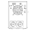 UPS Hikvision 2000va / 1200w con pantalla LCD - Imagen 3