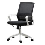 Silla de Oficina Ryan Ergonómica Negro/Blanco
