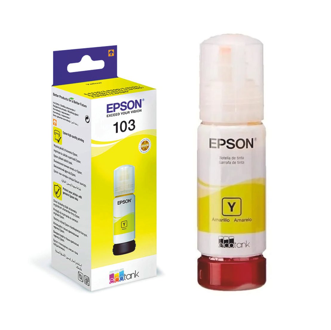 cdr-67ca8204578fed05161258345008b7ee.jpg Botella Tinta Epson 103 EcoTank amarillo - Imagen 1