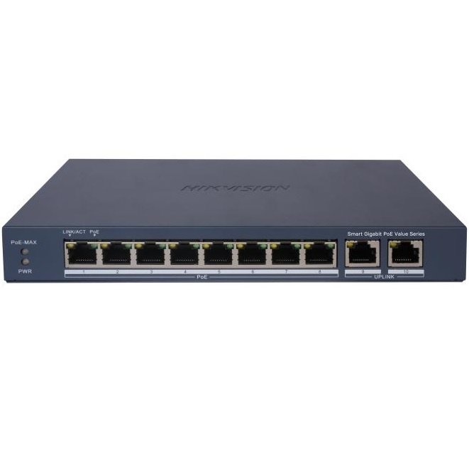 cdr-6823b64dd8abb1b3fea259e29212bbb9.jpg Switch PoE Hikvision 10 puertos gigabit 60w admin. - Imagen 1