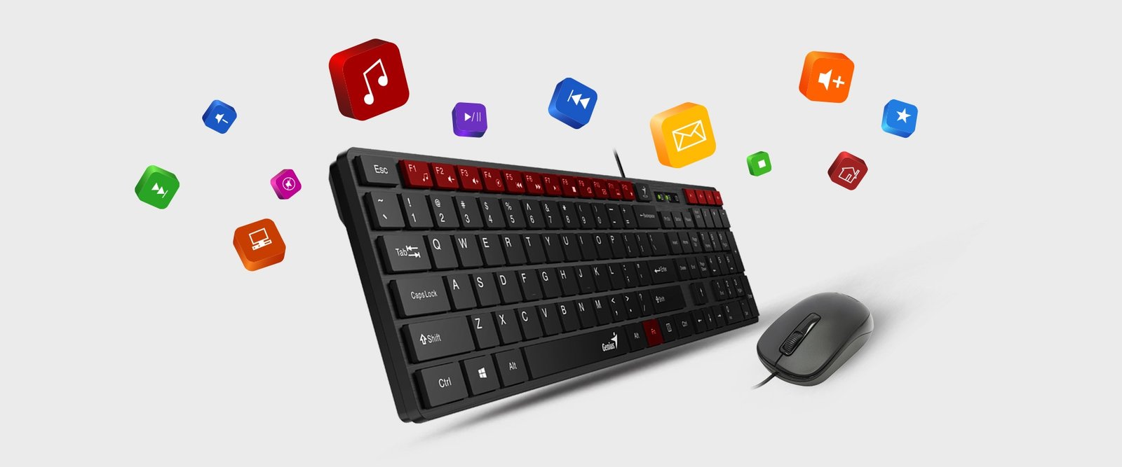 cdr-6ae95678f2e04ece7d666c4ce3320f51.jpg Combo Genius SlimStar C126 teclado y mouse usb - Imagen 1