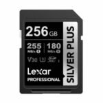 Memoria SDXC Lexar Silver Plus 256GB UHS-I U3 V30