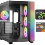 Equipo Gamer Ryzen 7 7800X3D, 32GB, 1TB, RTX 5070 12GB