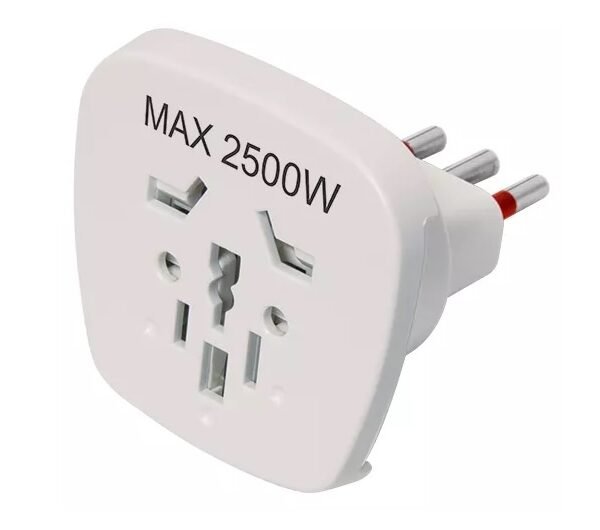Adaptador Multiformato Conatel Ficha 3L 2500W Blanco