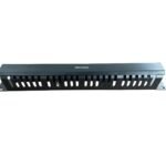 Organizador de Cables Hikvision 1U 24 Ranuras Metálico