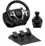 Volante Genius SpeedMaster X1 con vibracion, pedales y cambios - Imagen 3